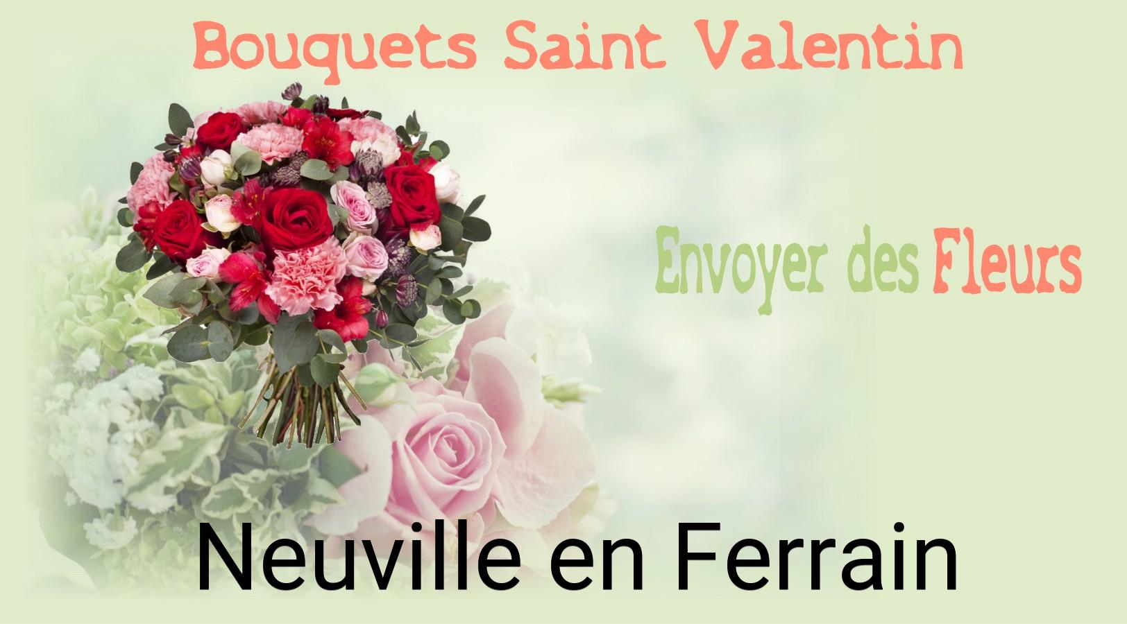 Roses de Saint-Valentin livrées à Neuville-en-Ferrain